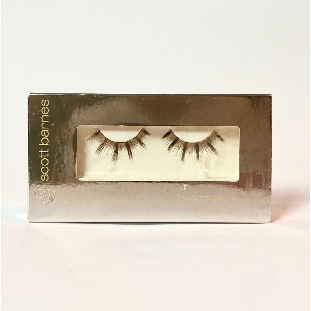 Rare Scott Barnes False Eyelashes Made of 100% sterilized Human Hair - New